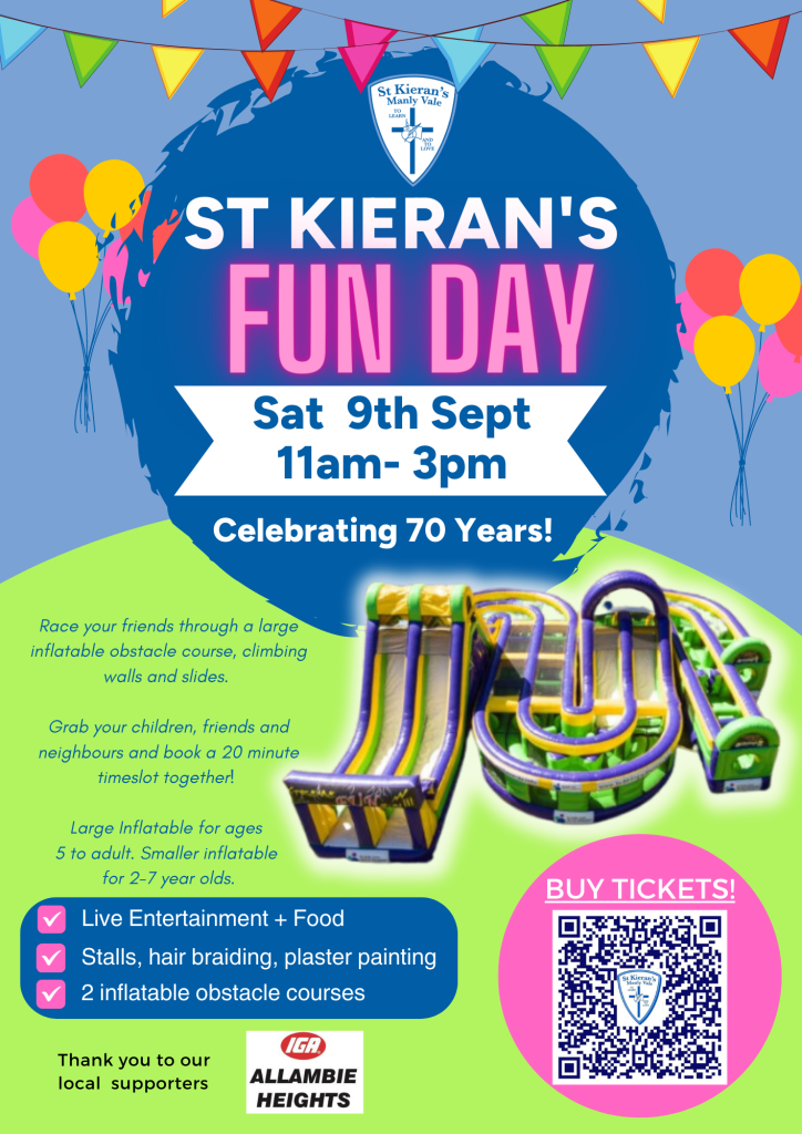 St Kieran’s Fun Day : Saturday 9th September