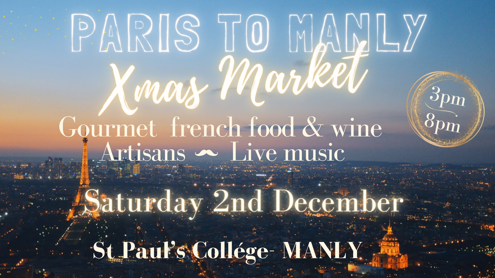 Paris to Manly: Xmas Market 2023