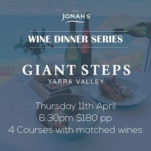 Wine Dinner at Jonah’s Restaurant & Boutique Hotel