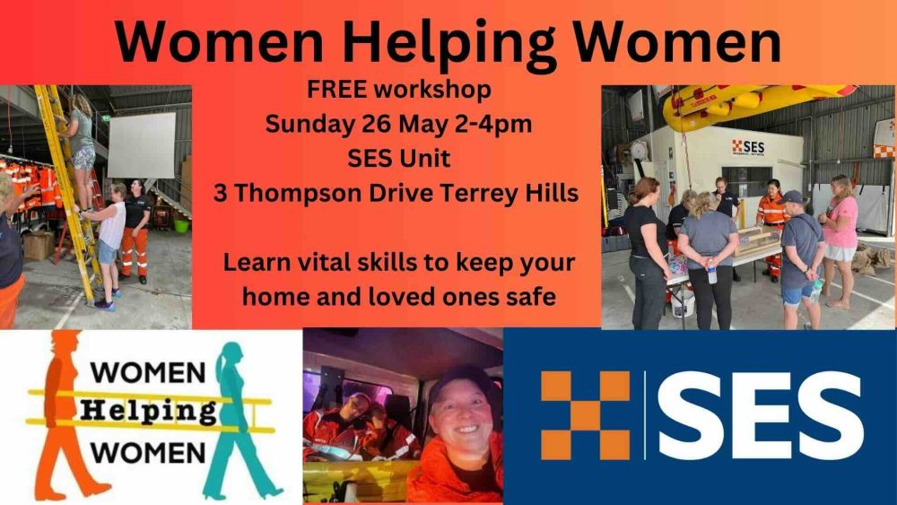 NSW SES Warringah-Pittwater Free workshops for women