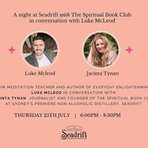 A night at Seadrift with The Spiritual Book Club in conversation with Luke McLeod